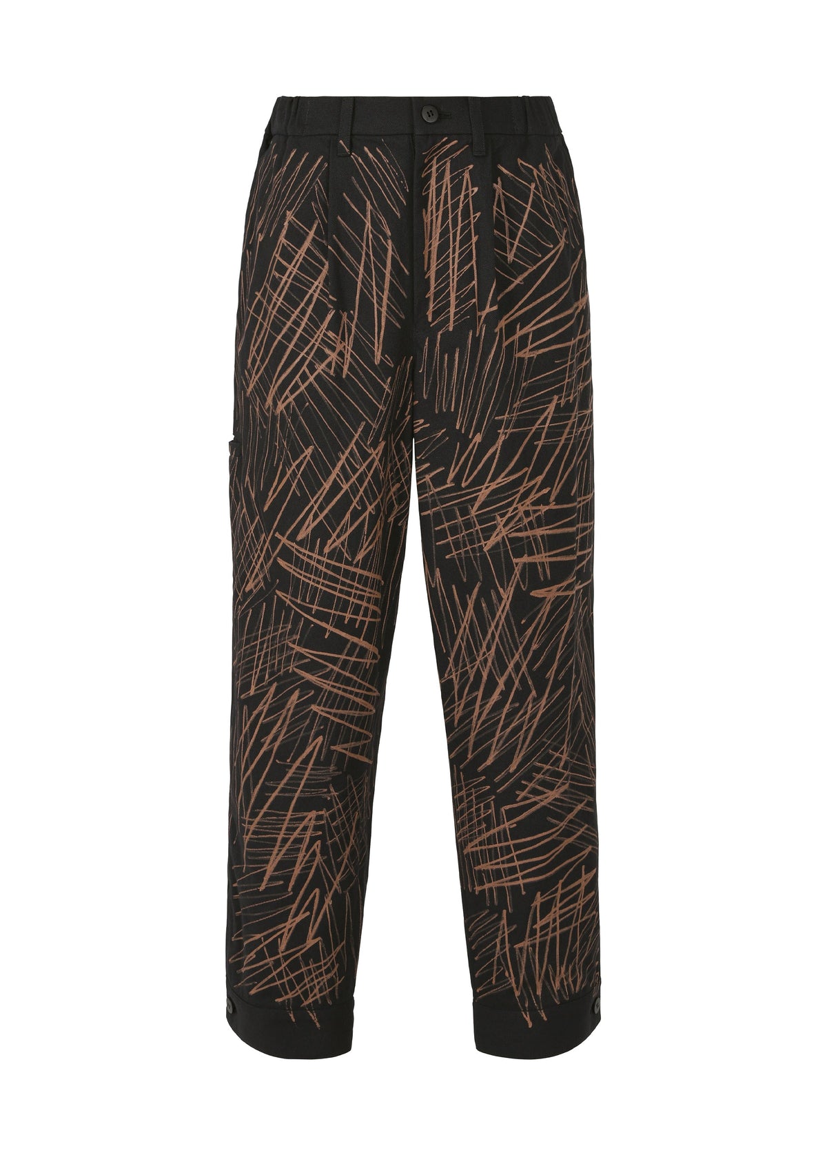 A product shot of the IM MEN SKETCH trousers in black (15).