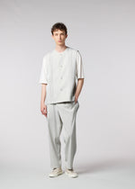 AIR PLEATS Trousers Light Yellow