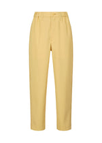 AIR PLEATS Trousers Light Yellow