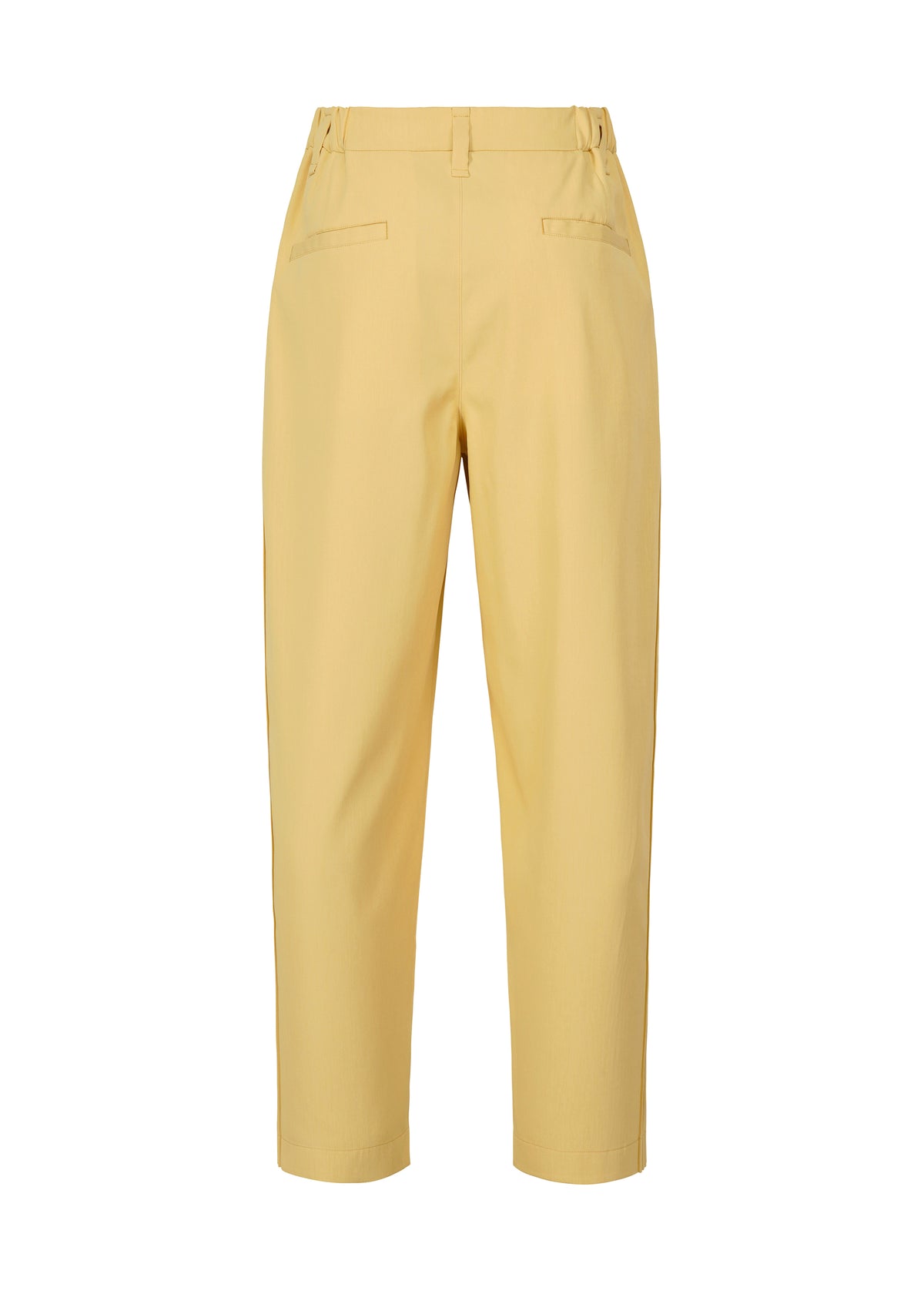 AIR PLEATS Trousers Light Yellow