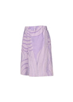 A detail shot of the ISSEY MIYAKE MEN SCENES trousers.