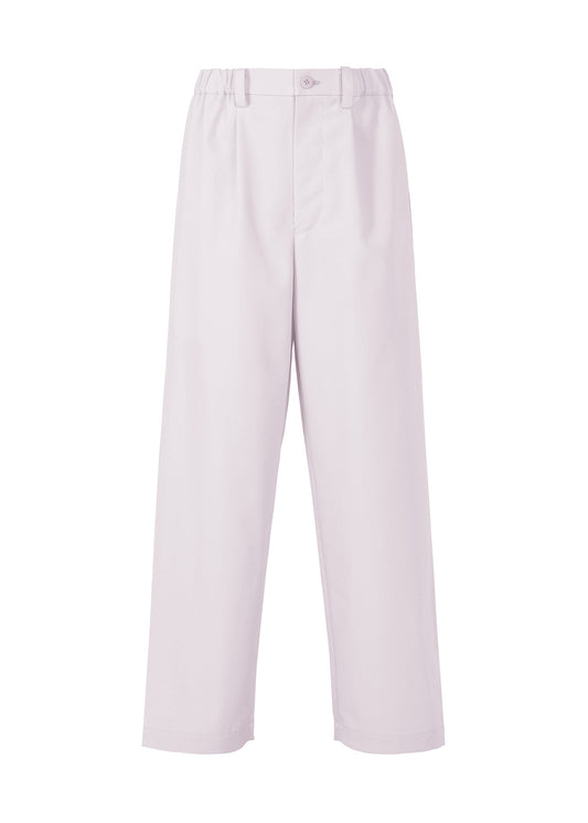 A product shot of the ISSEY MIYAKE MEN WINGS trousers in light purple (80).
