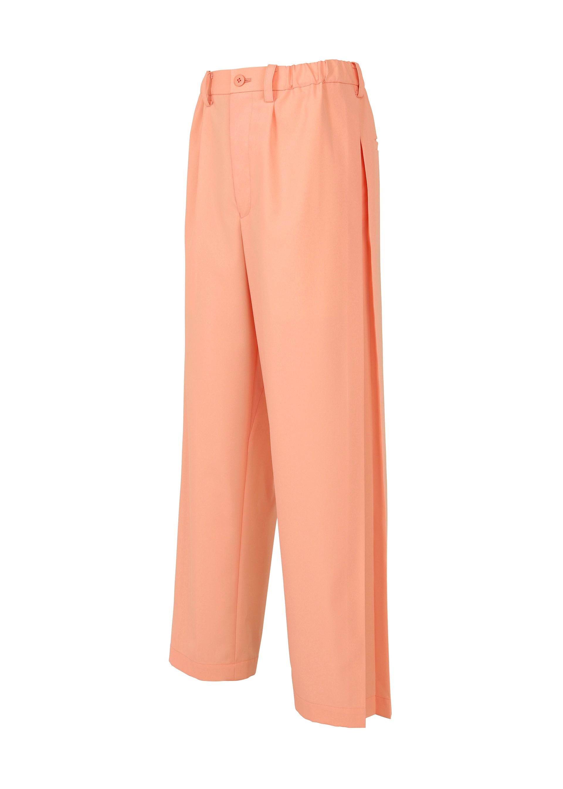 A detail shot of the ISSEY MIYAKE MEN WINGS trousers.
