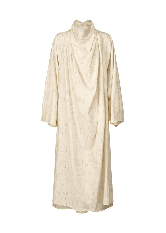 A product shot of the IM MEN KASURI shirt in ivory (03).