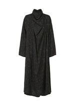 A product shot of the IM MEN KASURI shirt in black (15).