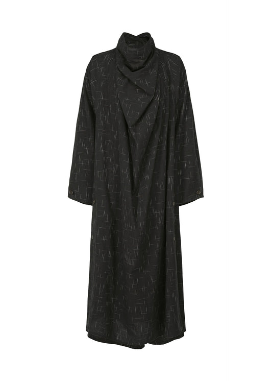 A product shot of the IM MEN KASURI shirt in black (15).