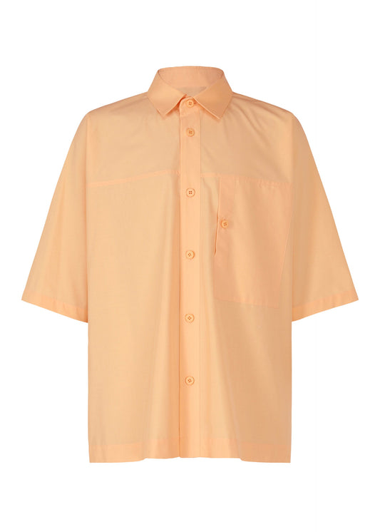 A product shot of the IM MEN ONE CUT SHIRT shirt in light orange (31).