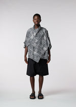A model wears the IM MEN SKETCH SHIRT shirt.