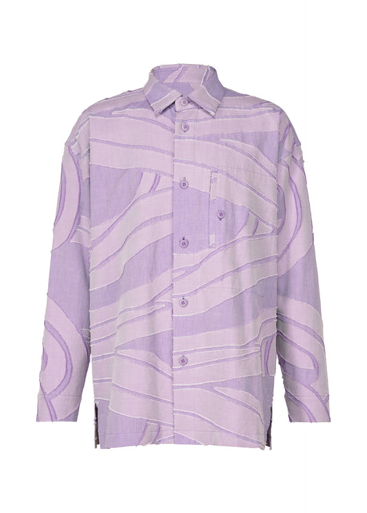 A product shot of the ISSEY MIYAKE MEN SCENES shirt in .