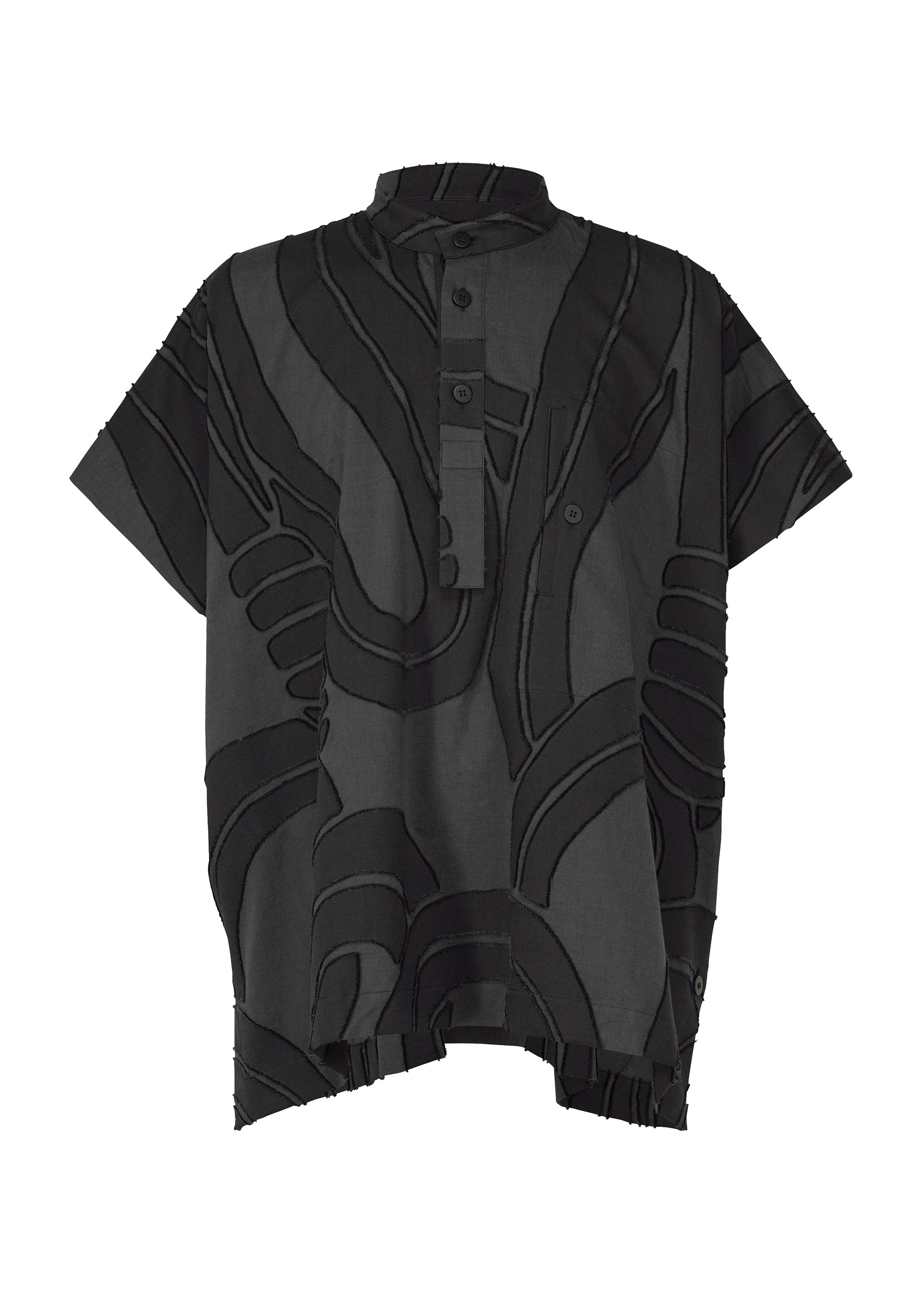 A product shot of the ISSEY MIYAKE MEN SCENES shirt in .