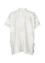 A detail shot of the ISSEY MIYAKE MEN SCENES shirt.