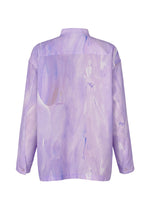 A detail shot of the ISSEY MIYAKE MEN BY CHANCE shirt.