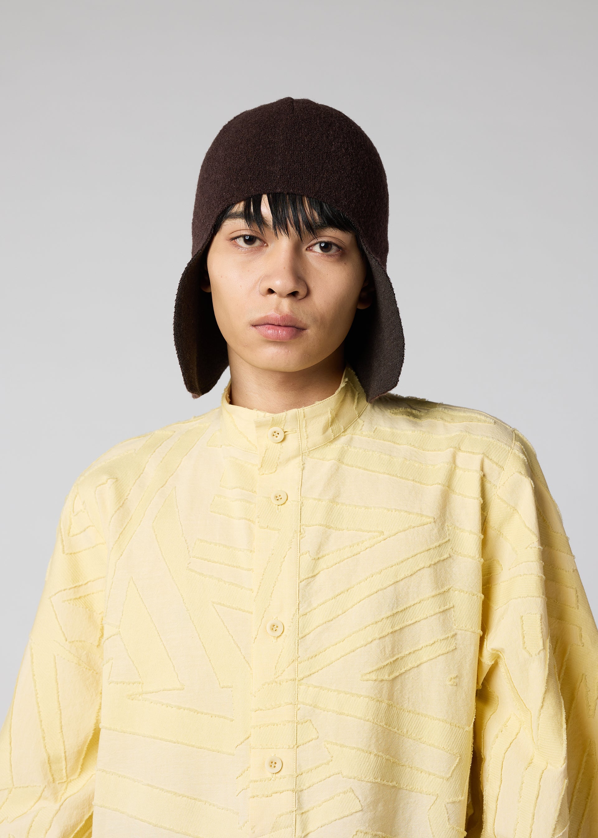 ISSEY MIYAKE イッセイミヤケ　ぼうし ISSEY MIYAKE Orange Ambiguous Beanie Issey Miyake Men