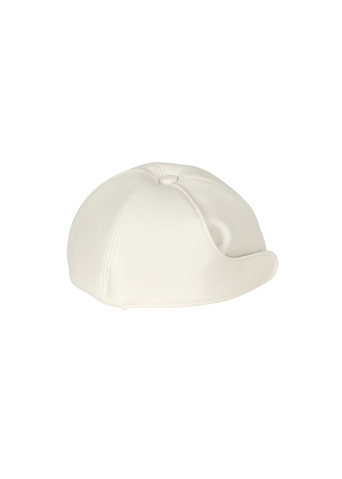 A product shot of the IM MEN PIGEON CAP hat in white (01).