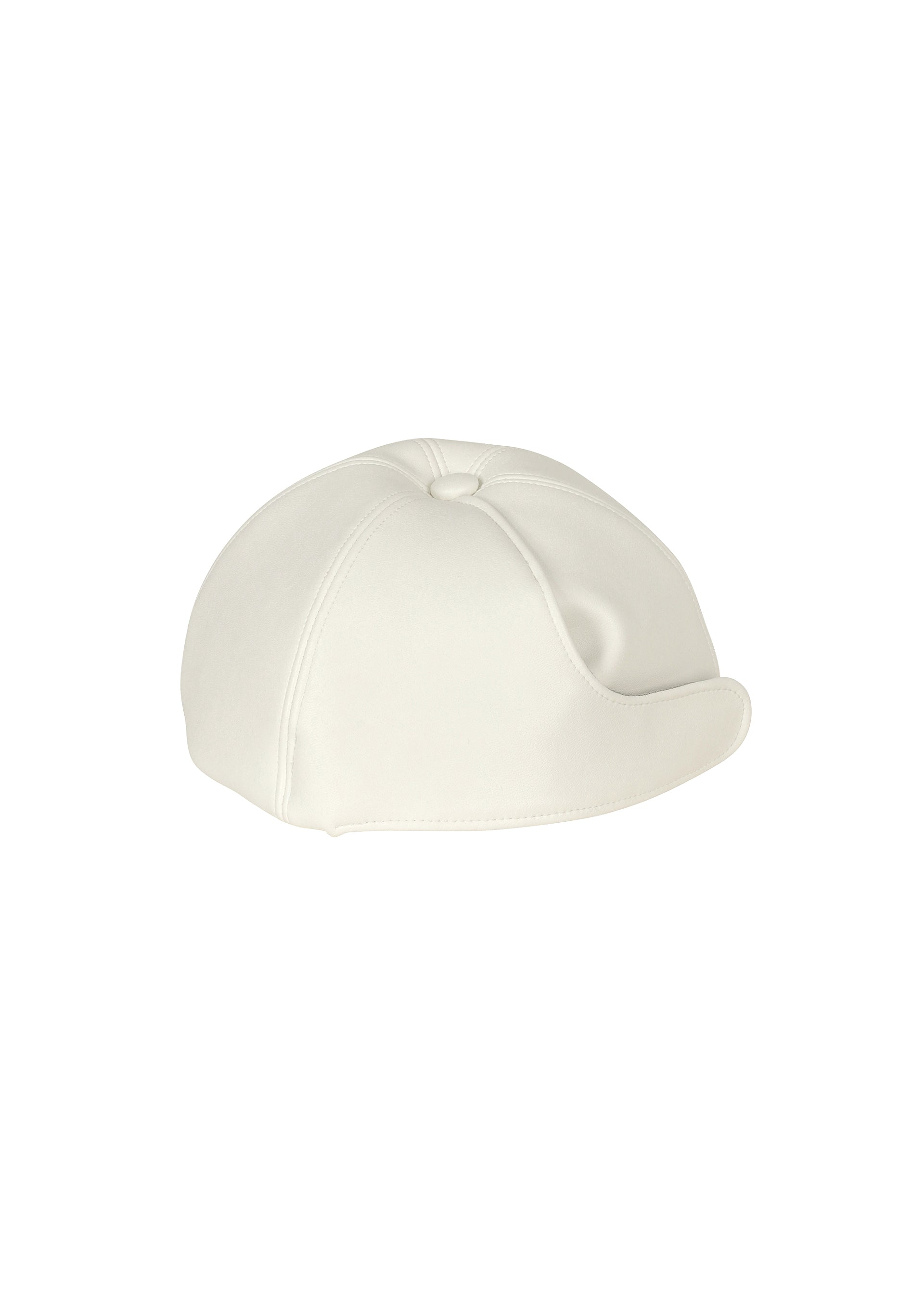 A product shot of the IM MEN PIGEON CAP hat in white (01).
