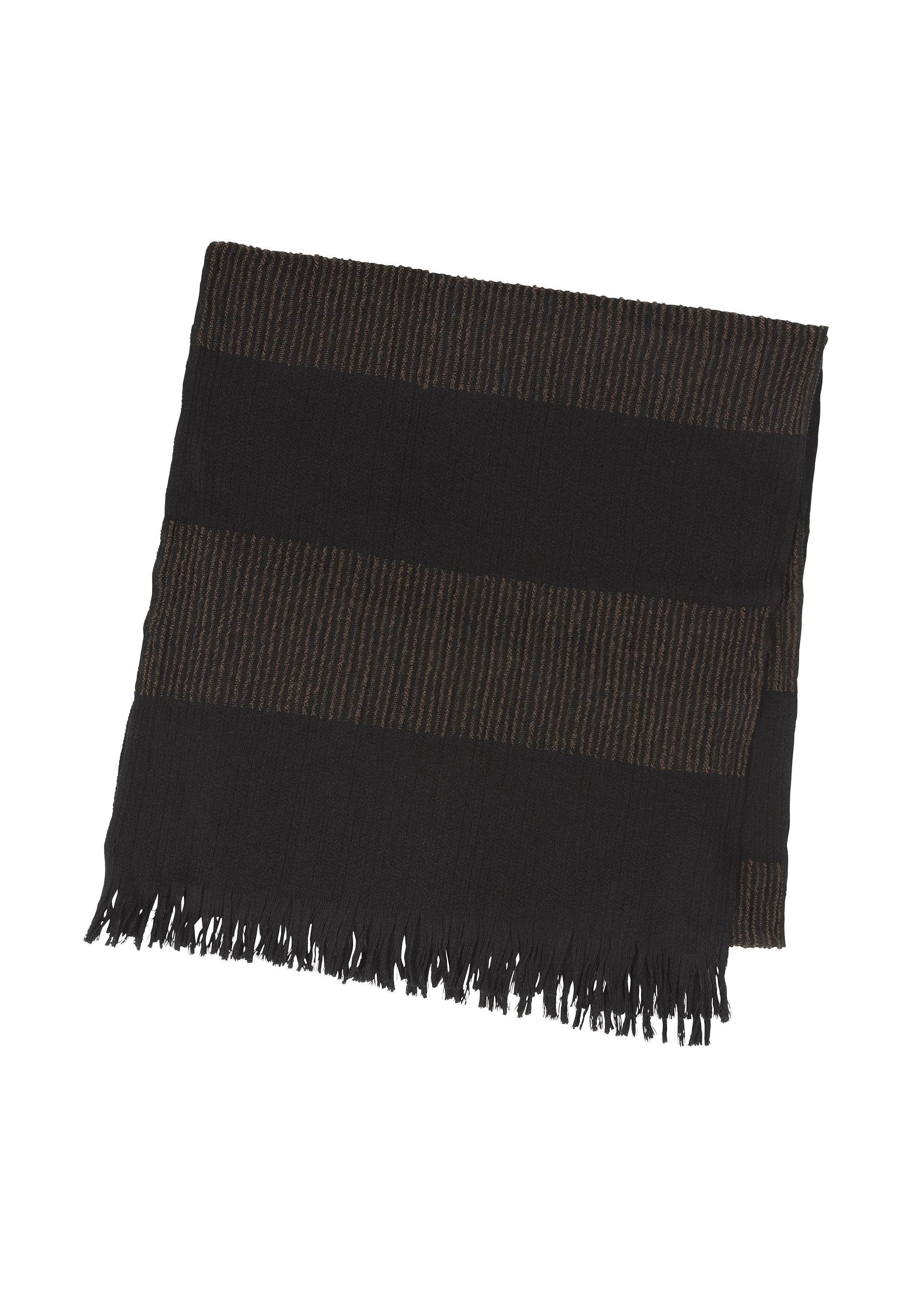 A product shot of the IM MEN WOOL TUCK STOLE stole in black (15).