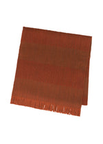 A product shot of the IM MEN WOOL TUCK STOLE stole in dark orange (33).