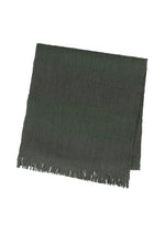 A product shot of the IM MEN WOOL TUCK STOLE stole in green (62).