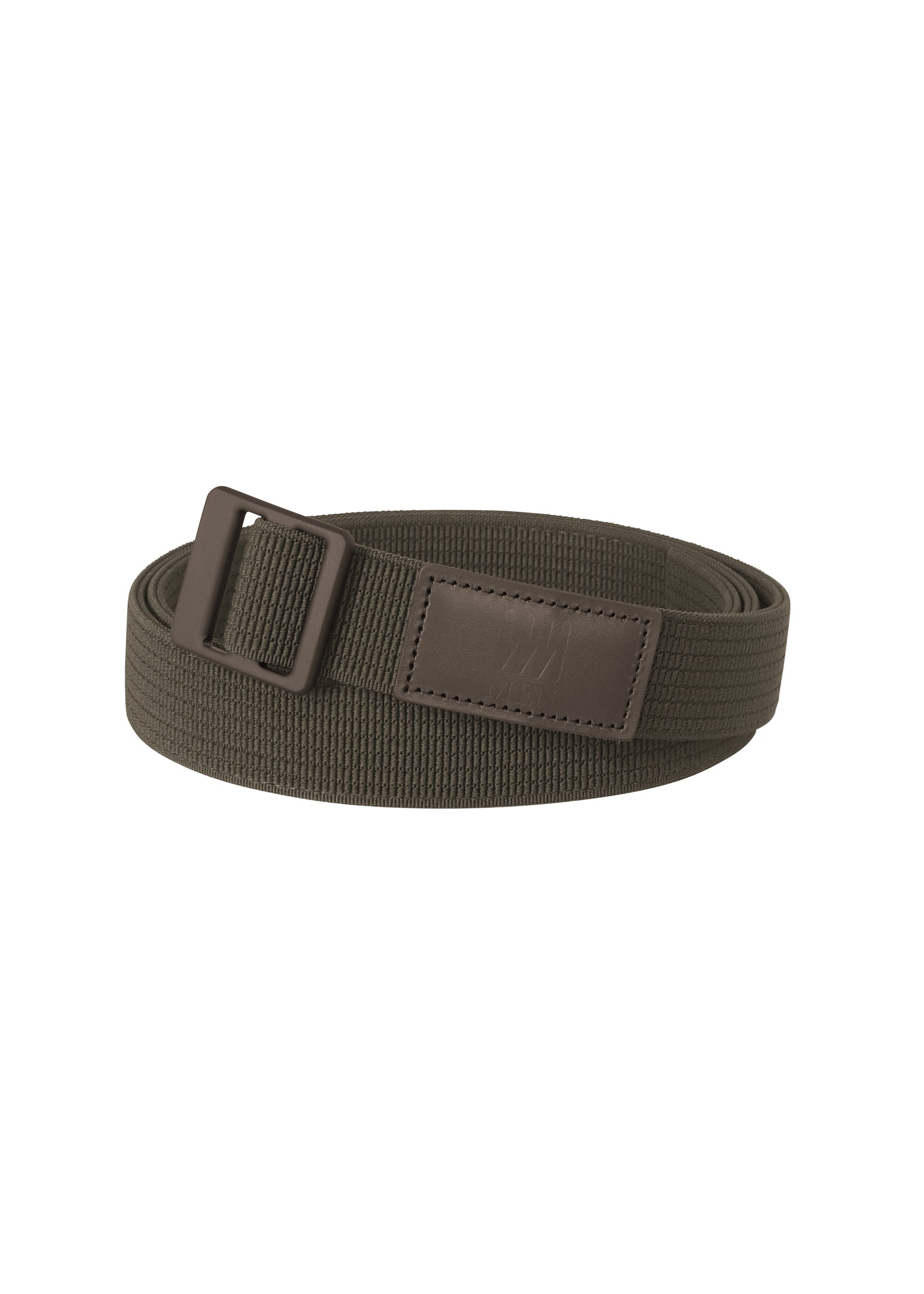 A product shot of the IM MEN FRICTION BELT belt in dark brown.