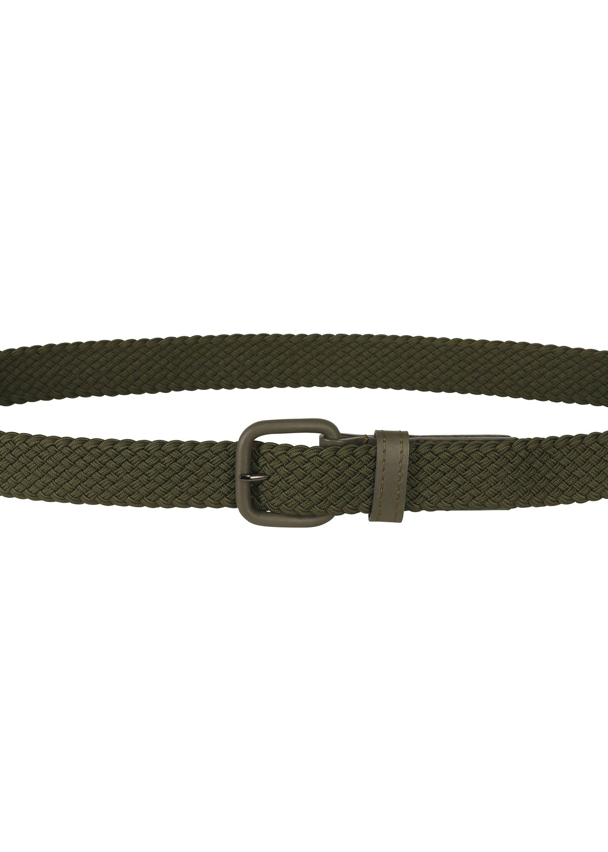 A detail shot of the IM MEN STRETCH MESH BELT belt.