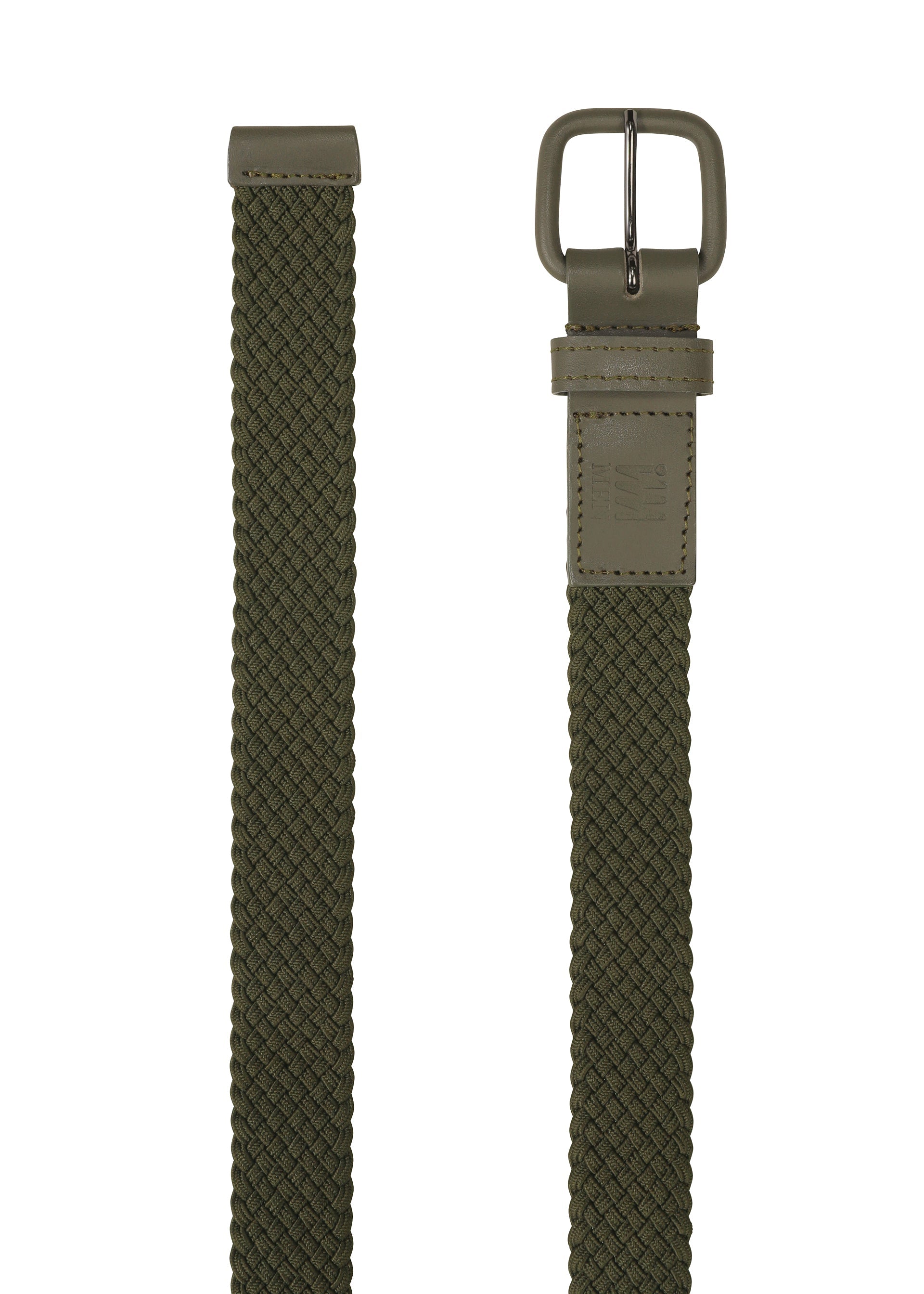 A detail shot of the IM MEN STRETCH MESH BELT belt.
