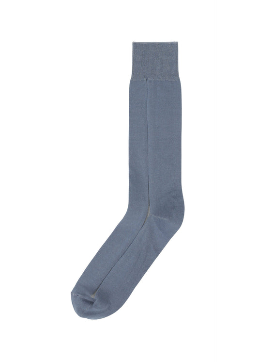 A product shot of the IM MEN FLY SOCKS socks in blue.