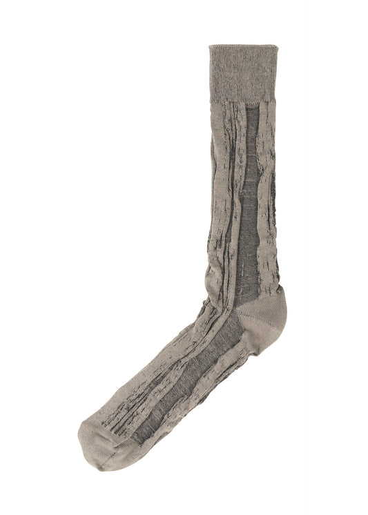 A product shot of the IM MEN COTTON JACQUARD SOCKS socks in sand beige (49).