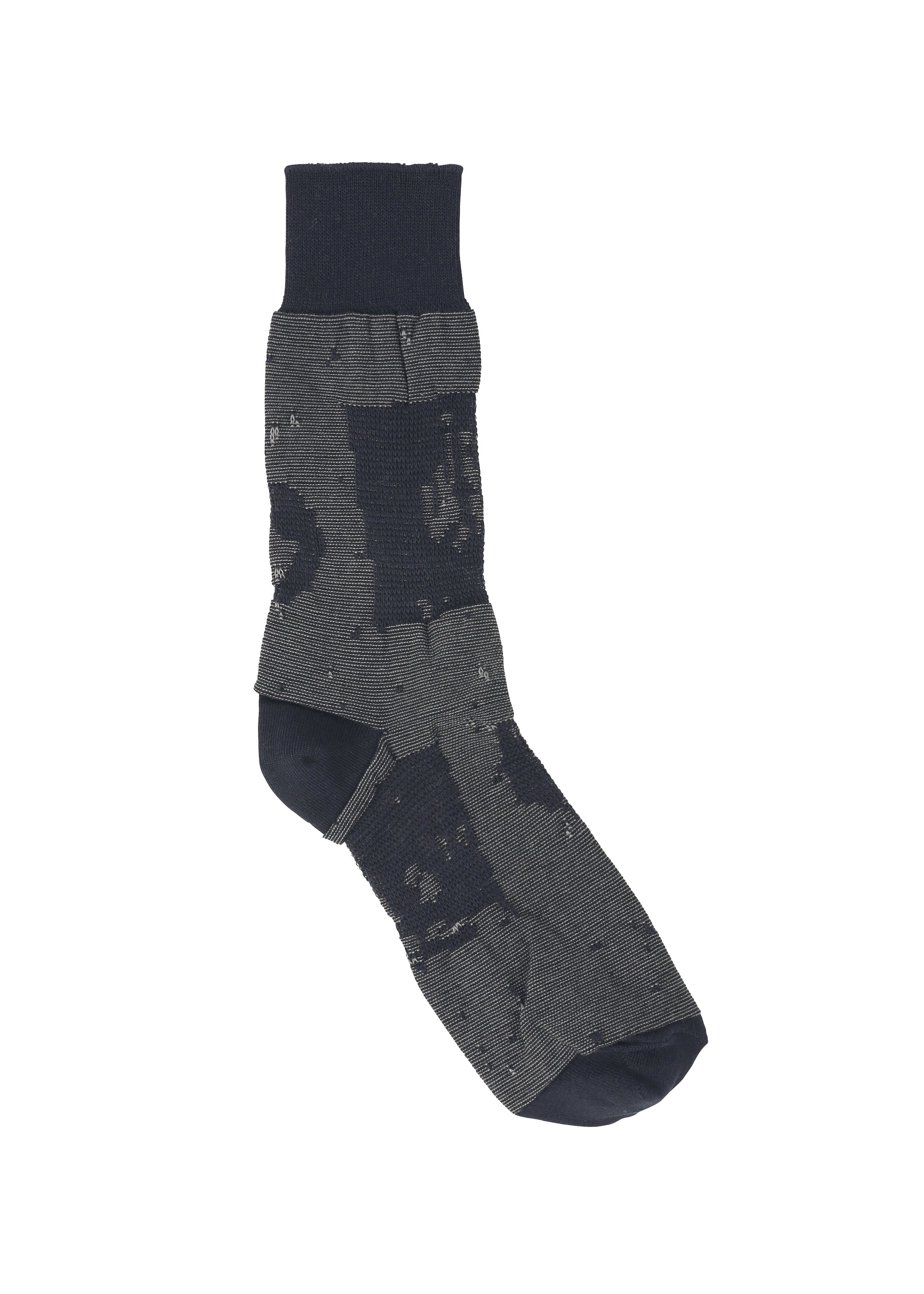 A detail shot of the IM MEN GEOMETRY SOCKS socks.