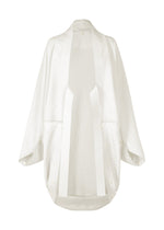 A product shot of the IM MEN FLY coat in white.