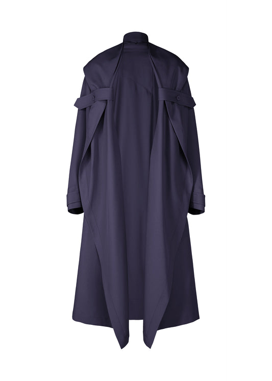 A product shot of the IM MEN COCOON coat in navy (75).