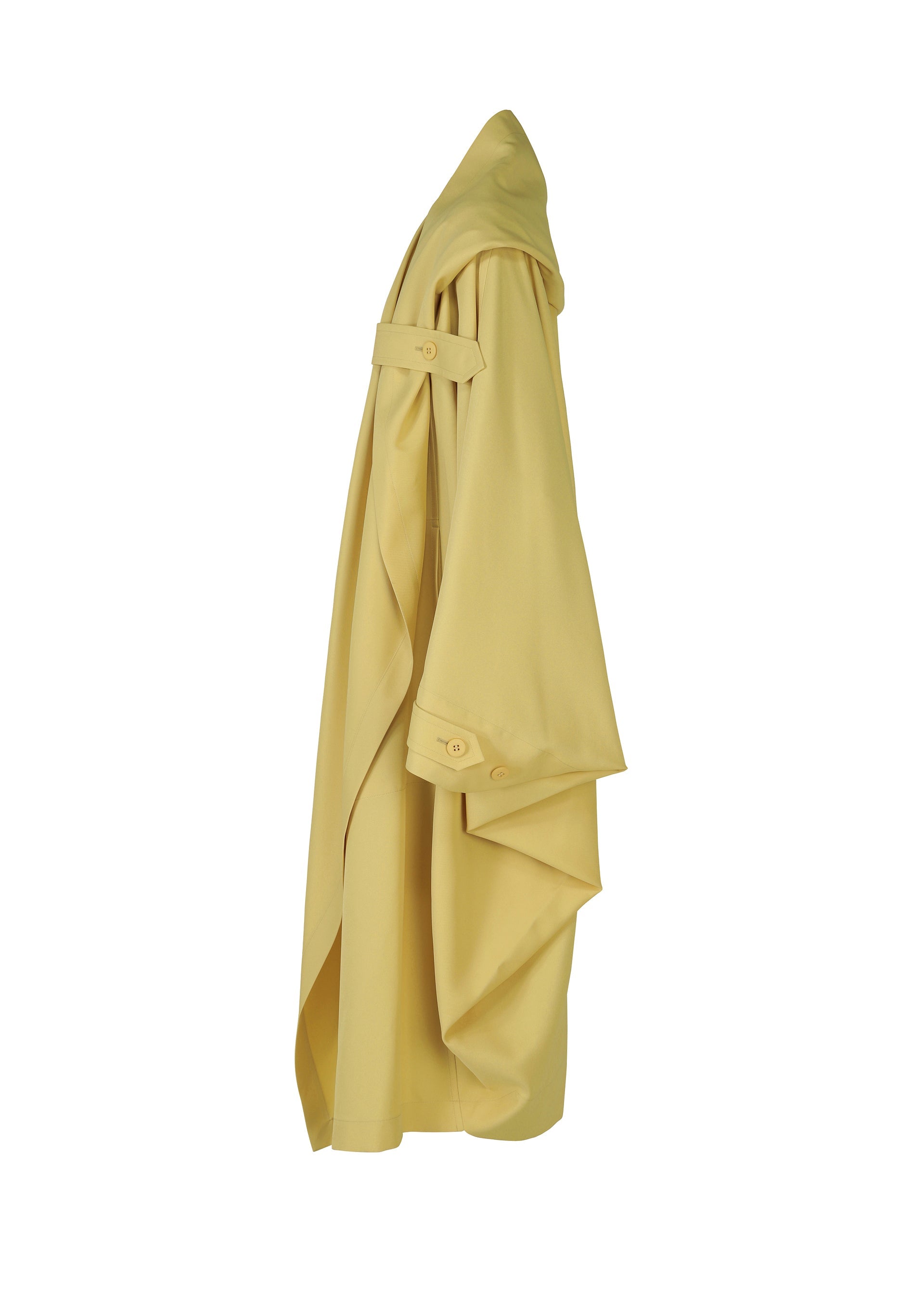 A detail shot of the IM MEN COCOON coat.