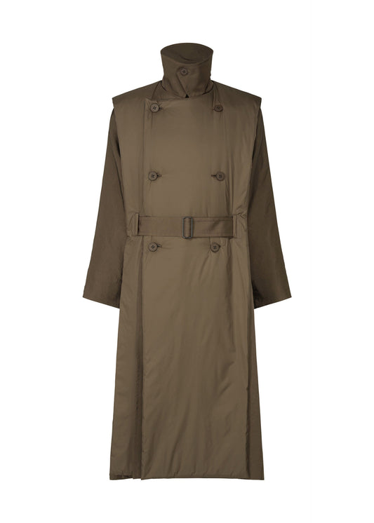A product shot of the IM MEN SWITCH coat in khaki (65).