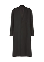 A product shot of the IM MEN FLY WOOL coat in black (15).