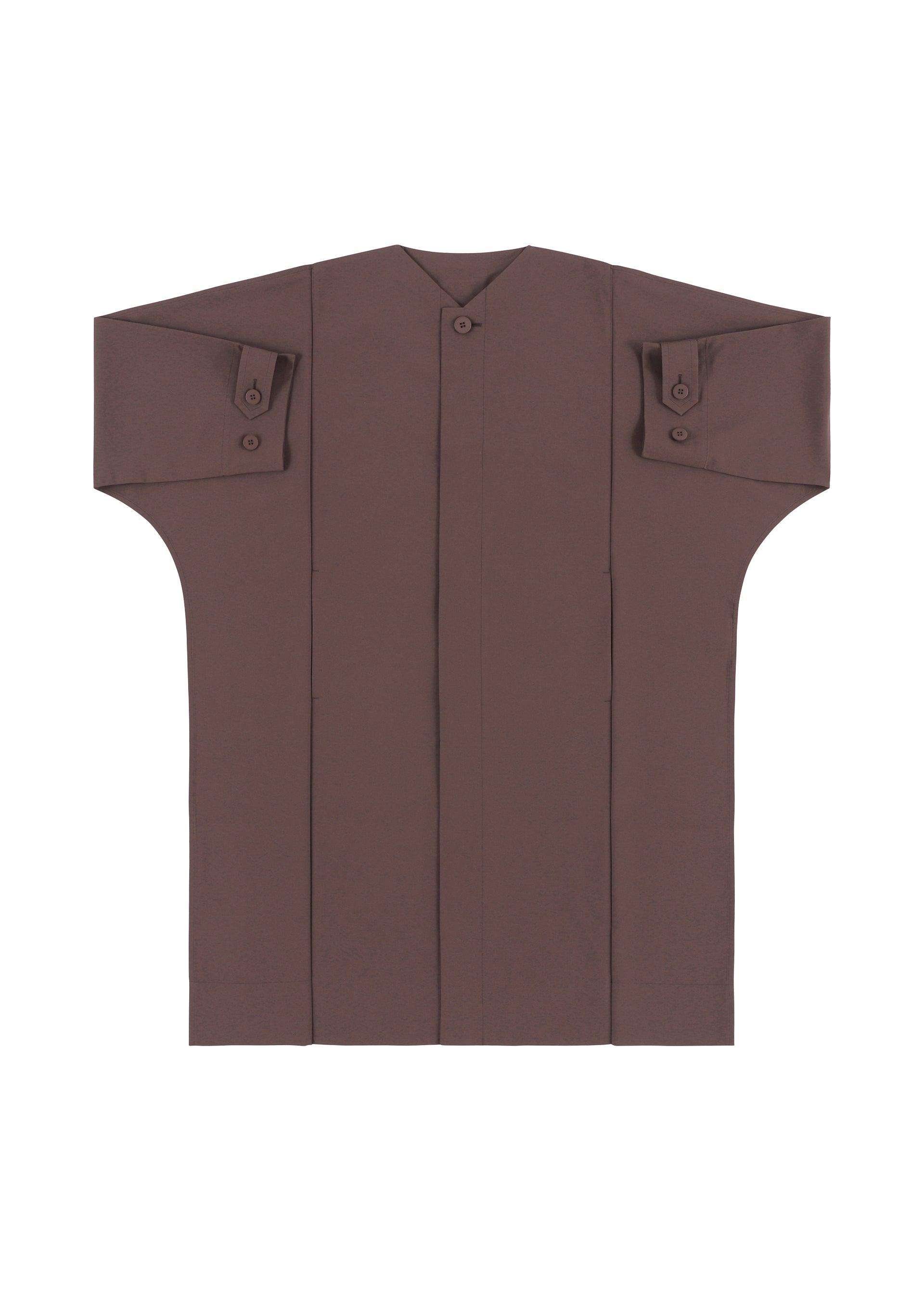 A detail shot of the IM MEN FLAT clothing.