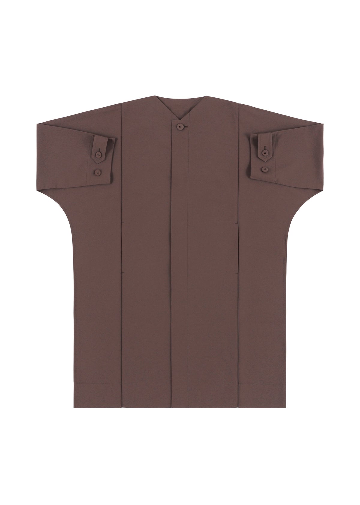 A detail shot of the IM MEN FLAT clothing.