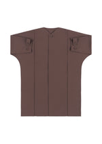 A detail shot of the IM MEN FLAT clothing.