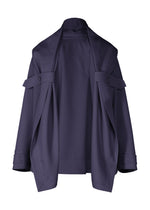 A product shot of the IM MEN COCOON jacket in navy (75).