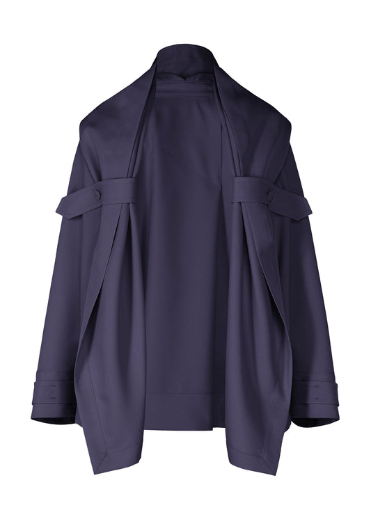 A product shot of the IM MEN COCOON jacket in navy (75).