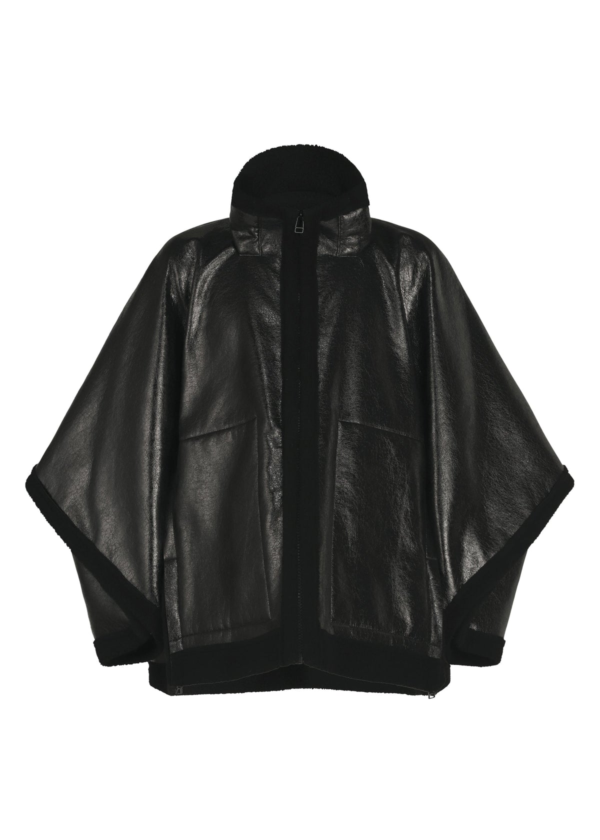 A product shot of the IM MEN METALLIC ULTRA BOA jacket in black (15).