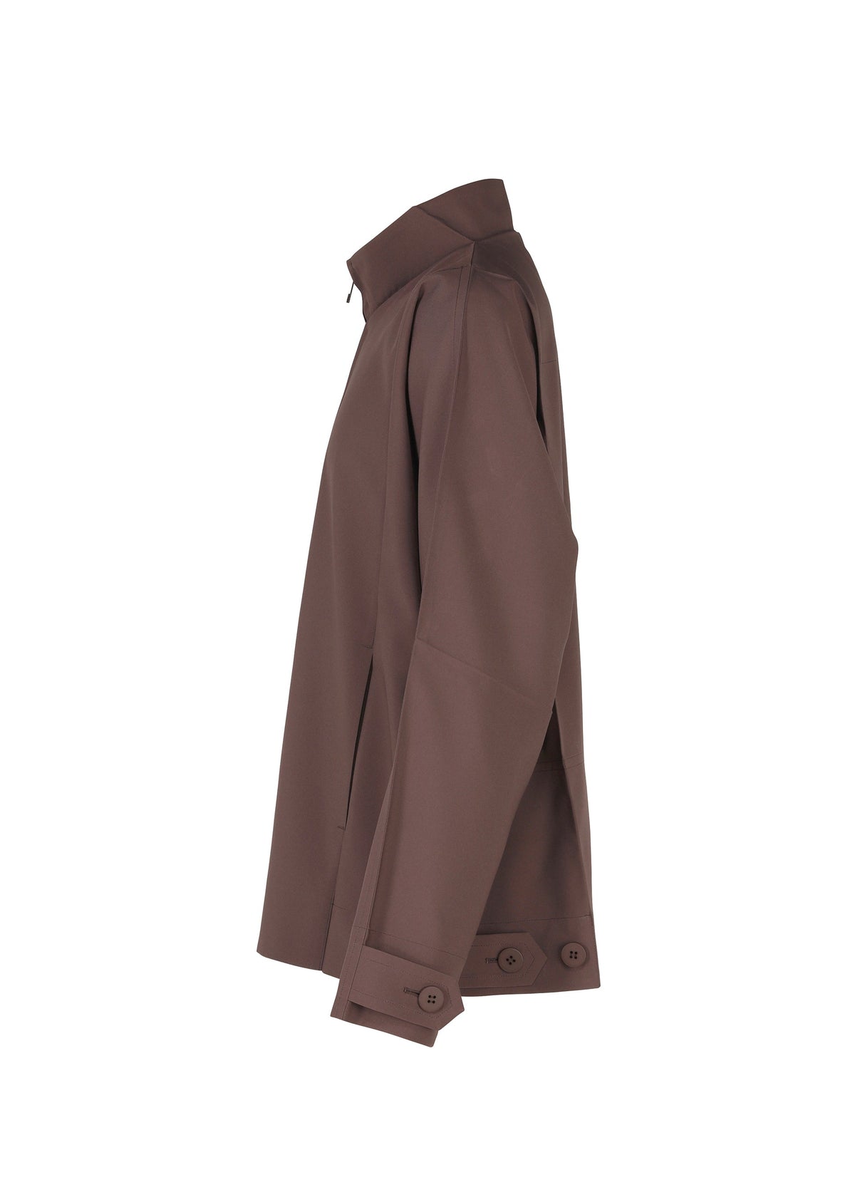 A detail shot of the IM MEN FLAT clothing.