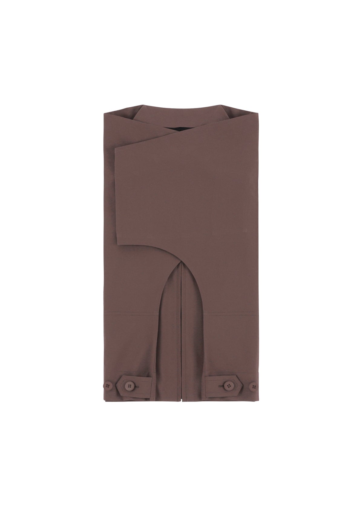 A detail shot of the IM MEN FLAT clothing.