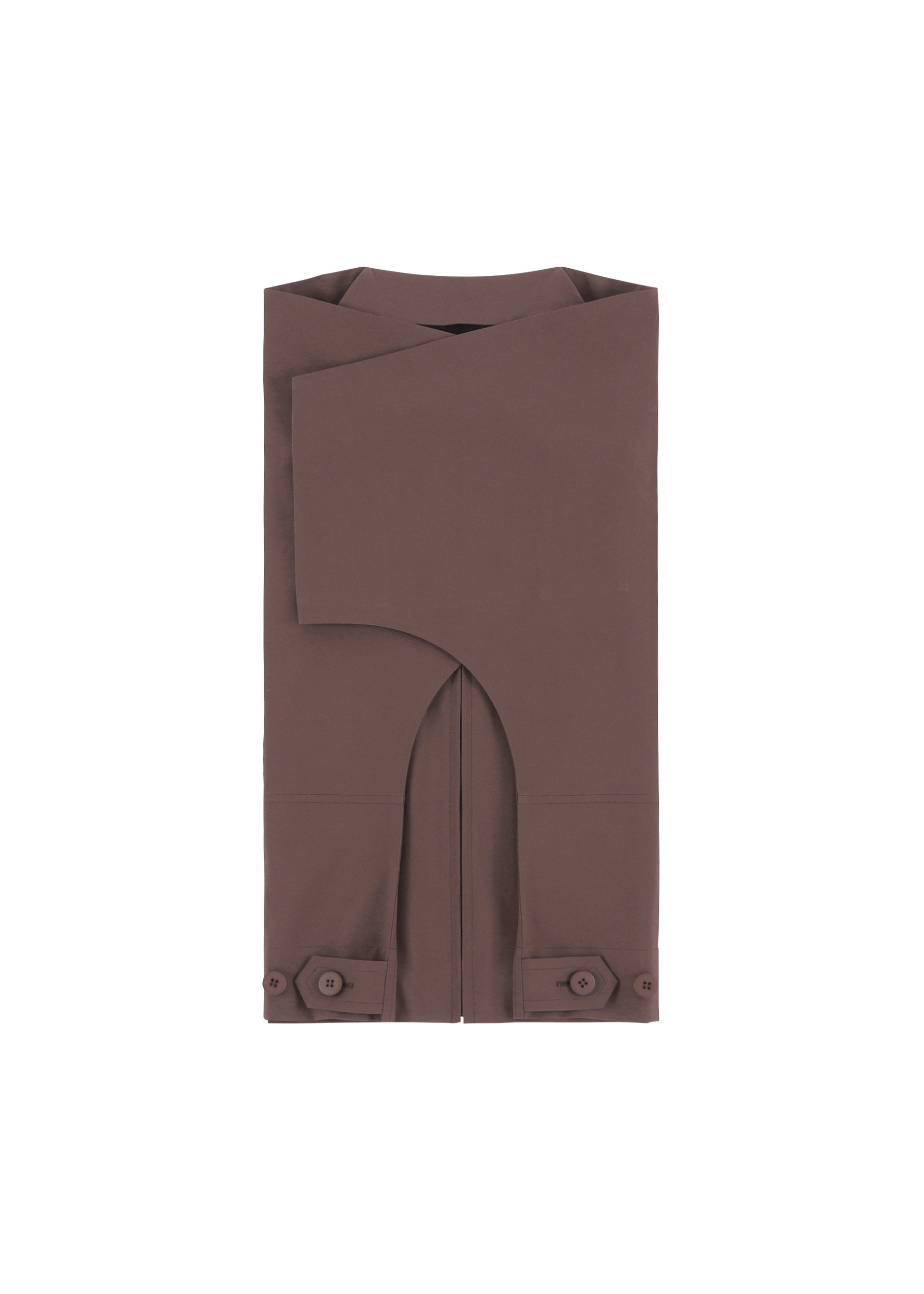 A detail shot of the IM MEN FLAT clothing.