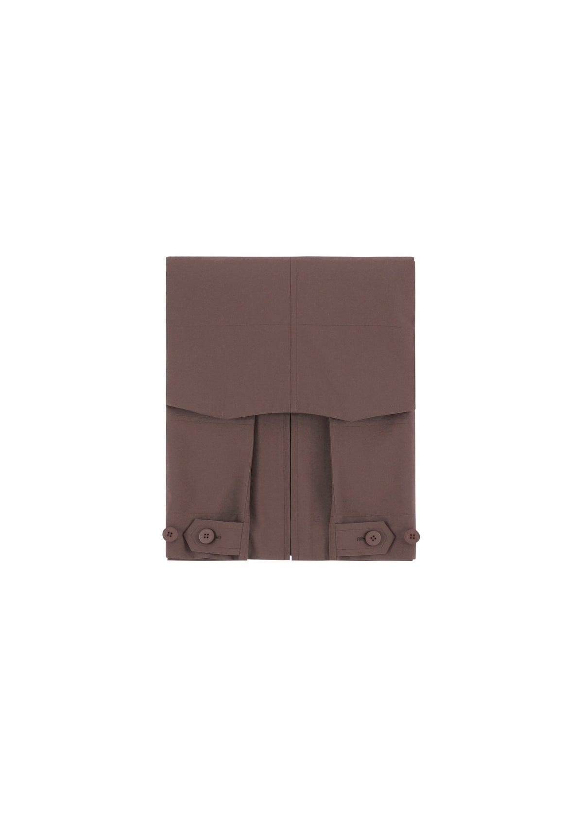 A detail shot of the IM MEN FLAT clothing.