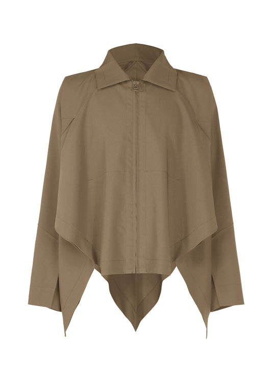 A product shot of the IM MEN FLAT DRAPE clothing in grey beige (18).