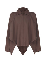 A product shot of the IM MEN FLAT DRAPE clothing in dark purple (82).