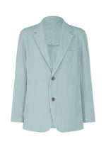 A product shot of the IM MEN SHRINK DYE jacket in light blue (70).