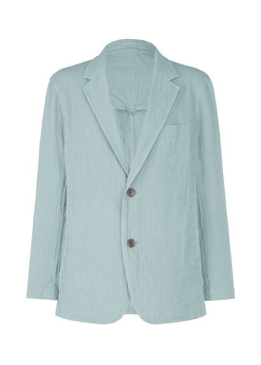 A product shot of the IM MEN SHRINK DYE jacket in light blue (70).