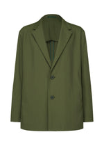 A product shot of the IM MEN AIR jacket in dark green.