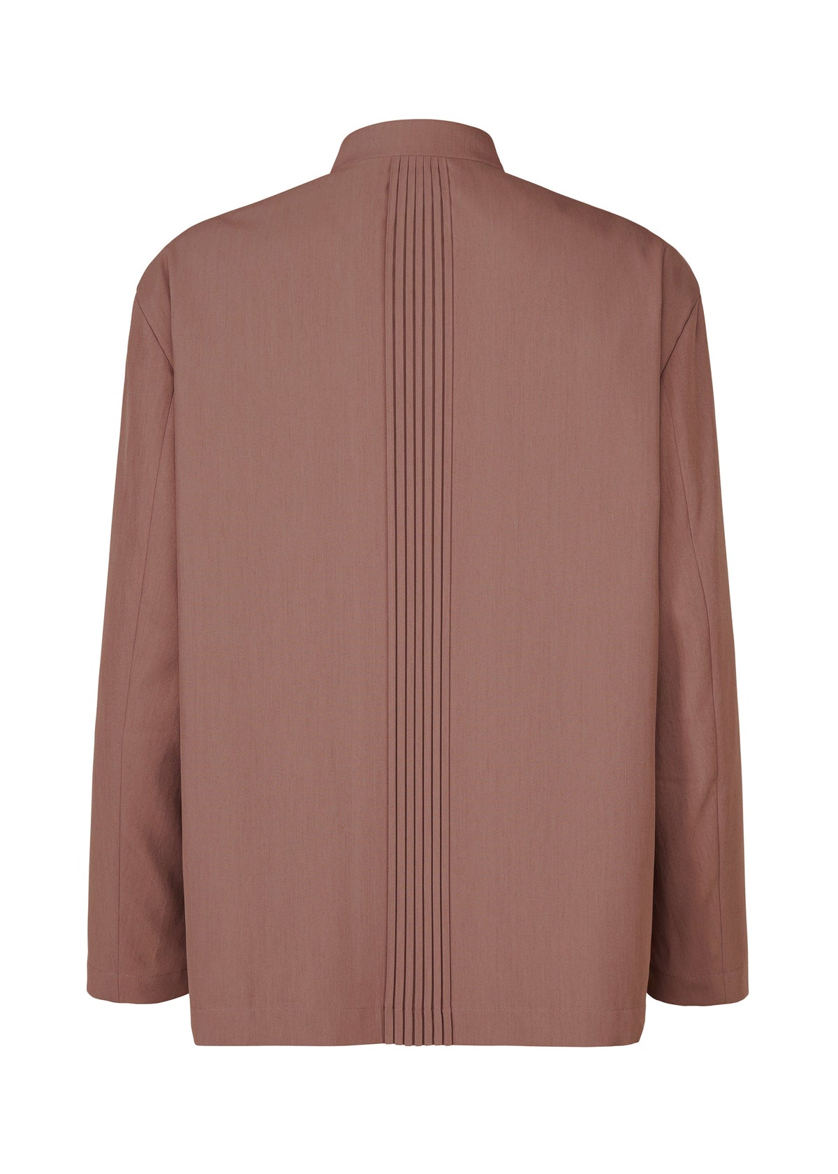A detail shot of the IM MEN AIR PLEATS jacket.