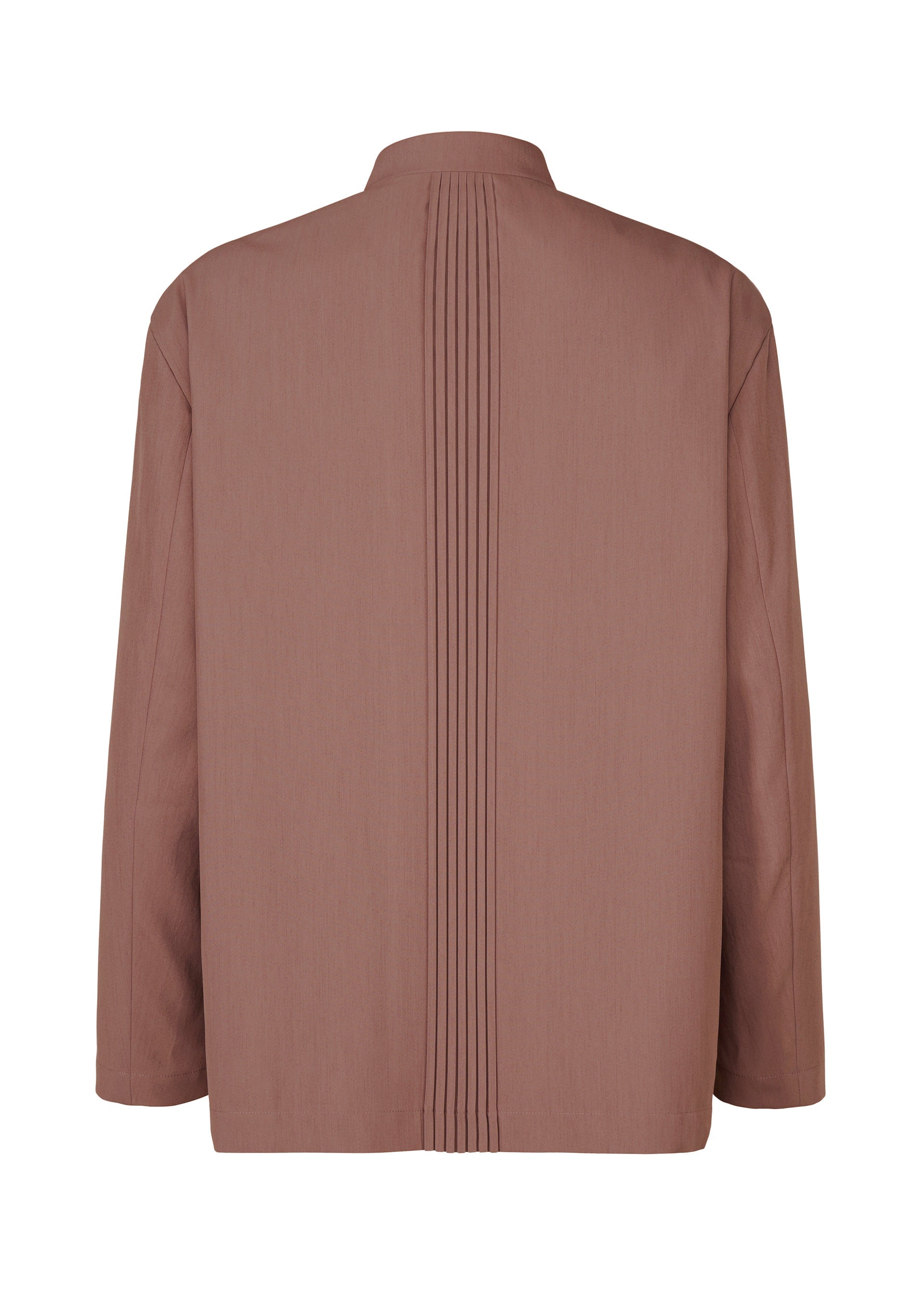 A detail shot of the IM MEN AIR PLEATS jacket.